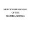 [Gutenberg 41697] • Merck's 1899 Manual of the Materia Medica